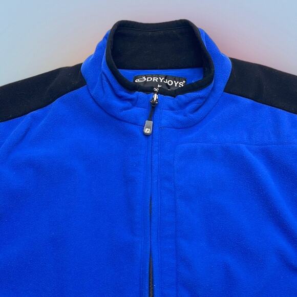 FOOTJOY Men’s Medium Royal Blue DRYJOYS Lined Fleece Jacket